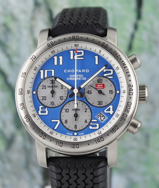 (image for) Chopard Titanium 39MM Mille Miglia Chronograph Watch / 168915-3006
